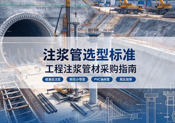 通道注浆管选型标准